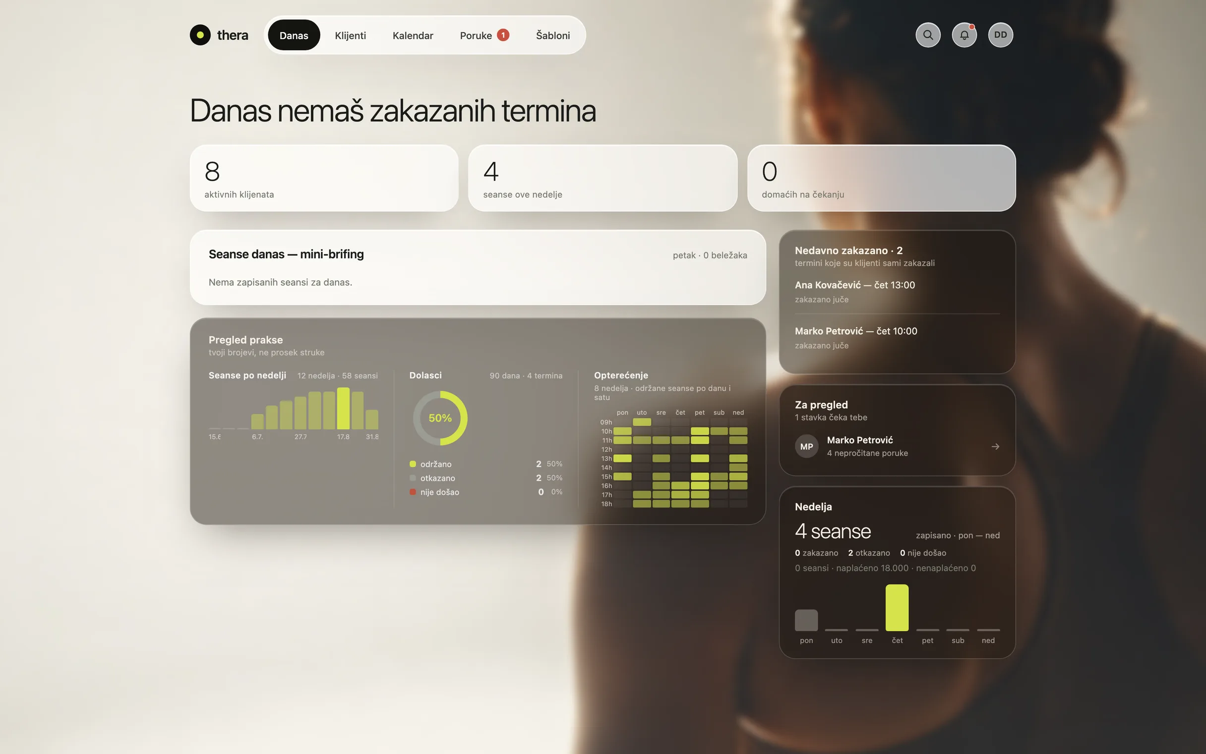 thera practice dashboard